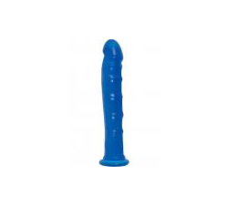 Jelly Jewels Dong With Suction Cup 8 Inch - Blue